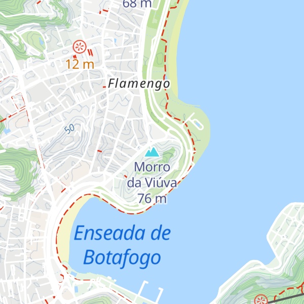 Map of Morro da Viúva