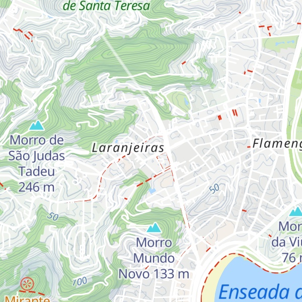 Map of Morro da Graça