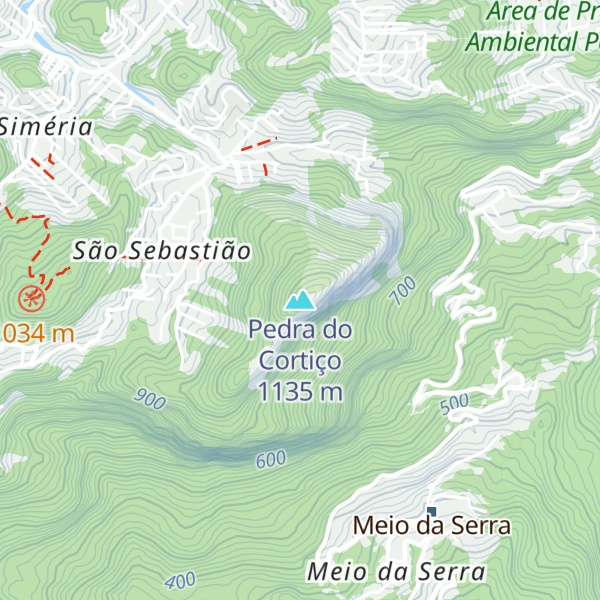 Map of Pedra do Cortiço