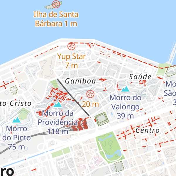 Map of Morro do Livramento