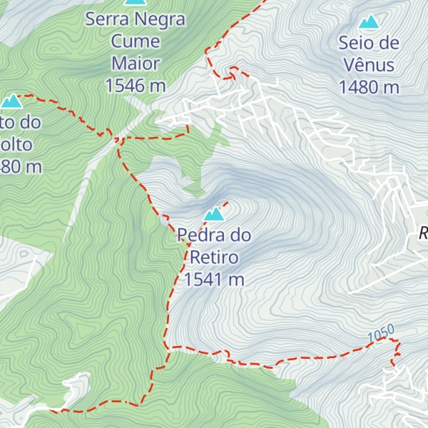 Map of Pedra do Retiro