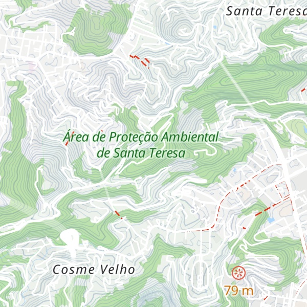 Map of Morro de São Judas Tadeu