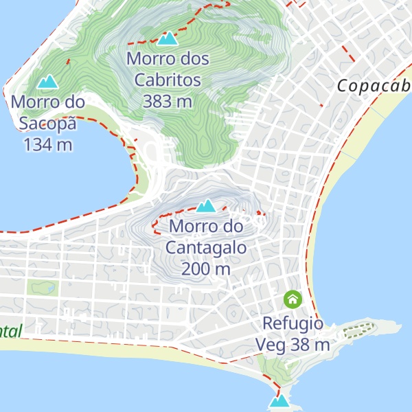 Map of Morro do Cantagalo