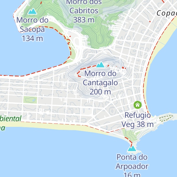Map of Morro do Pavão
