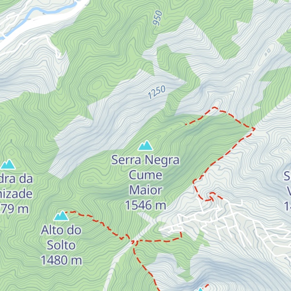 Map of Serra Negra Cume Maior