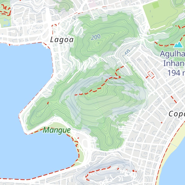 Map of Morro dos Cabritos