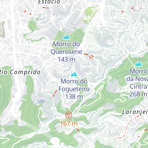 Map of Morro do Fogueteiro