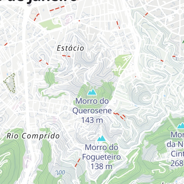 Map of Morro do Querosene