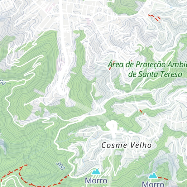 Map of Morro dos Prazeres