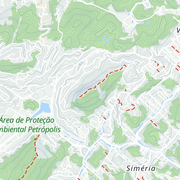 Map of Pedra do Quitandinha
