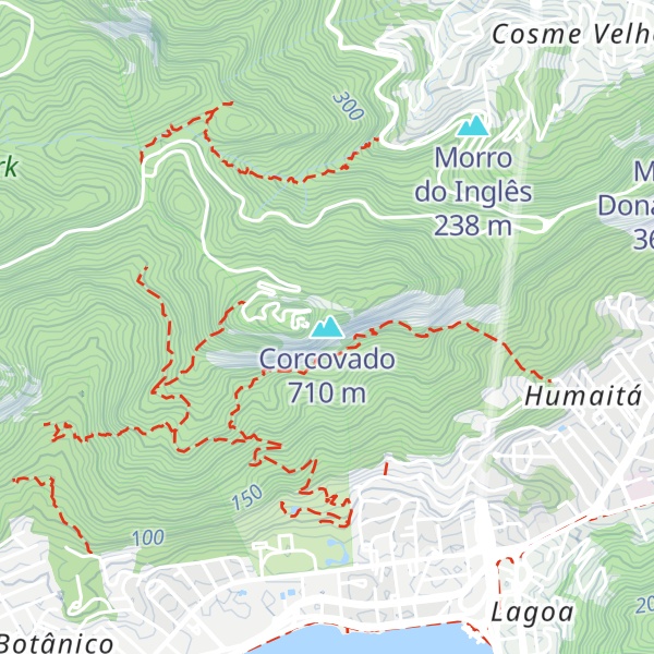 Map of Corcovado