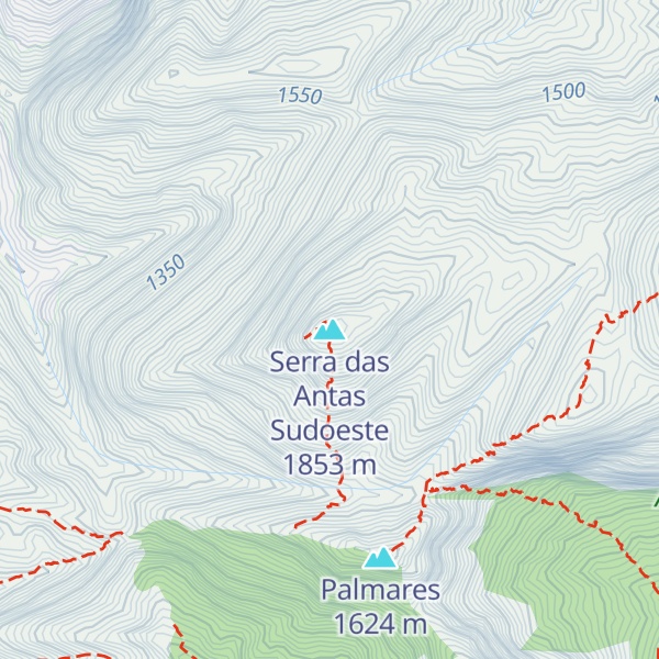 Map of Serra das Antas Sudoeste