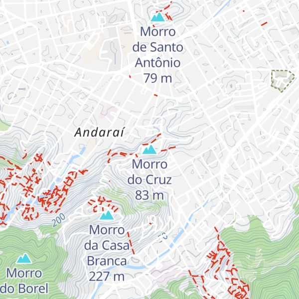 Map of Morro do Cruz