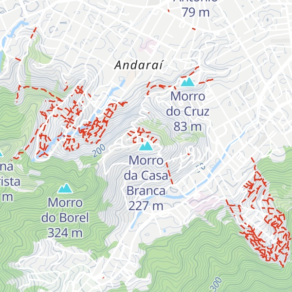 Map of Morro da Casa Branca