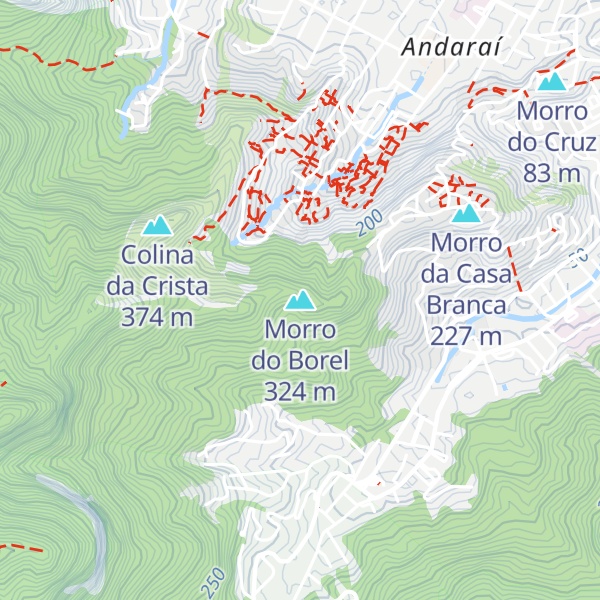 Map of Morro do Borel