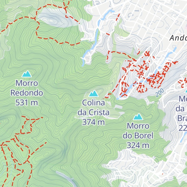 Map of Colina da Crista