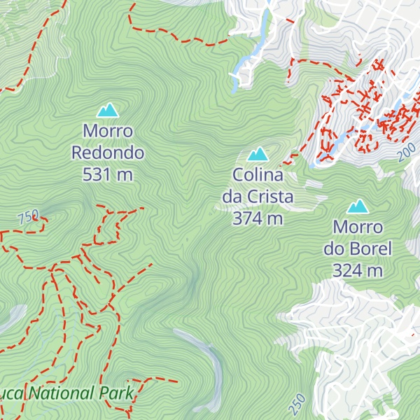 Map of Morro do Felizardo