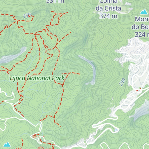 Map of Pedra da Caixa