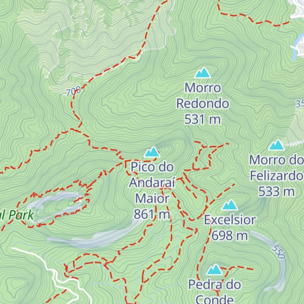 Map of Pico do Andaraí Maior