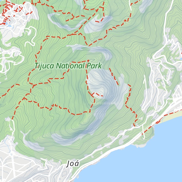Map of Pedra da Gávea