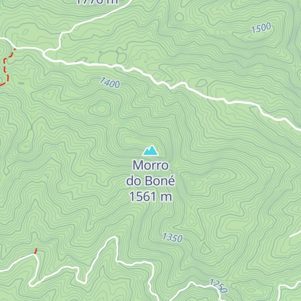 Map of Morro do Boné