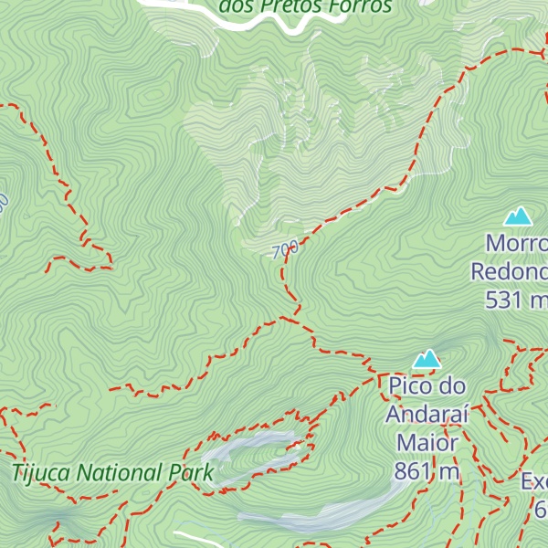 Map of Morro do Elefante