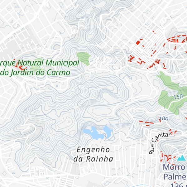 Map of Morro do Caricó