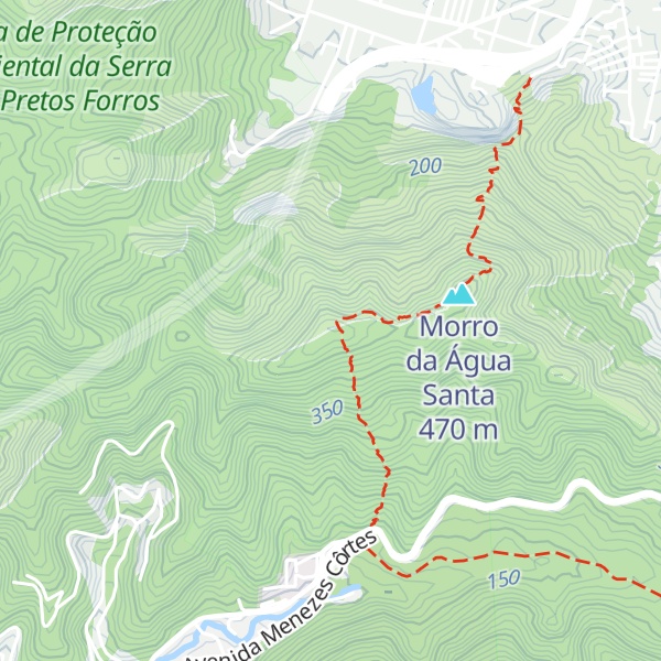 Map of Alto dos Pretos Forros