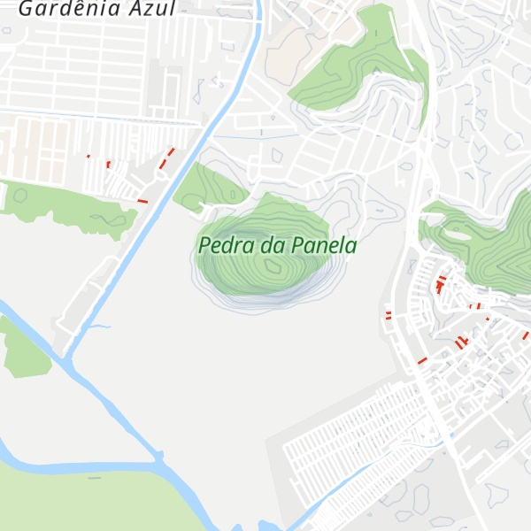 Map of Pedra da Panela