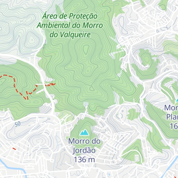 Map of Morro do Catonho