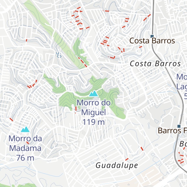 Map of Morro do Miguel