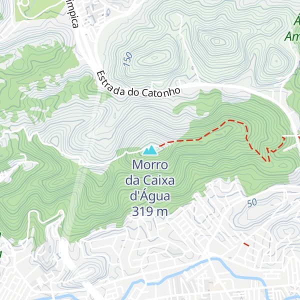 Map of Morro da Caixa d'Água