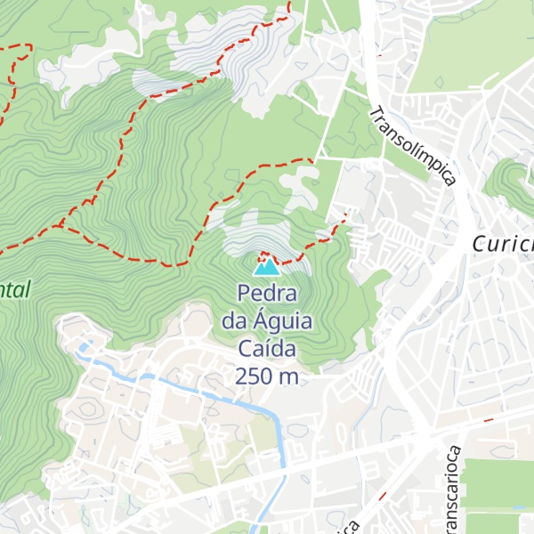 Map of Pedra da Águia Caída