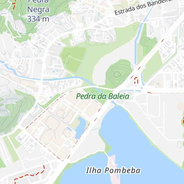 Map of Pedra da Baleia