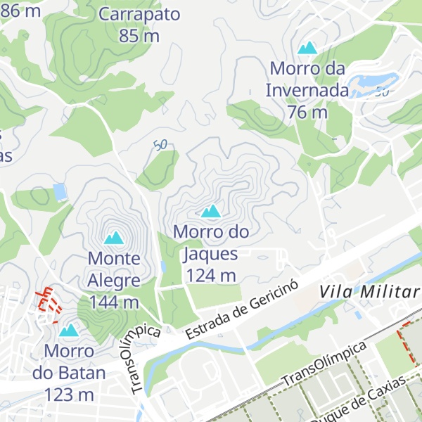 Map of Morro do Jaques