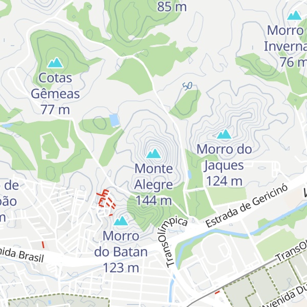 Map of Monte Alegre