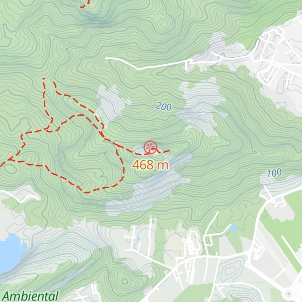 Map of Pedra Rosilha