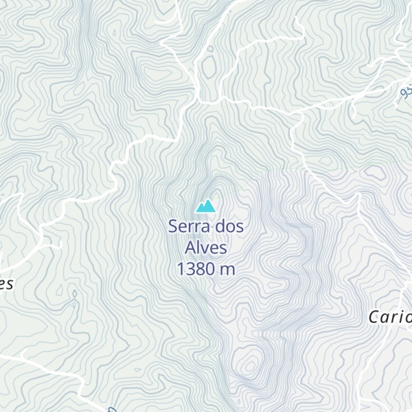Map of Serra dos Alves