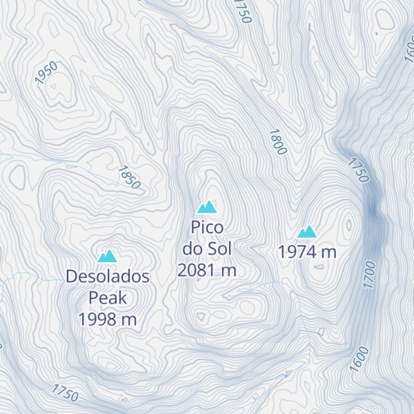 Map of Pico do Sol