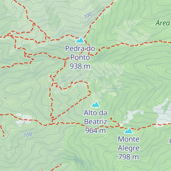 Map of Morro da Bandeira