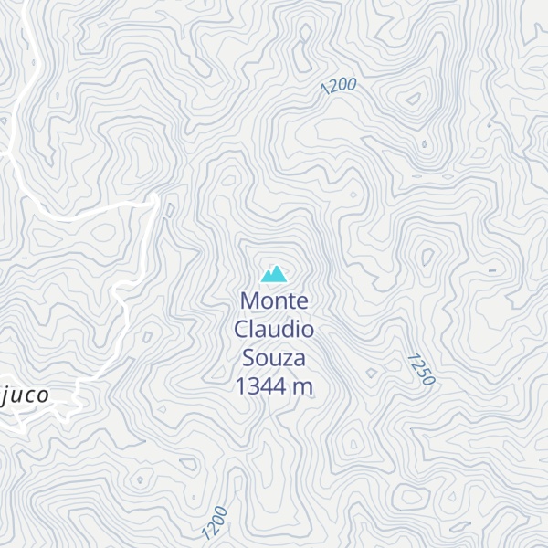 Map of Monte Claudio Souza