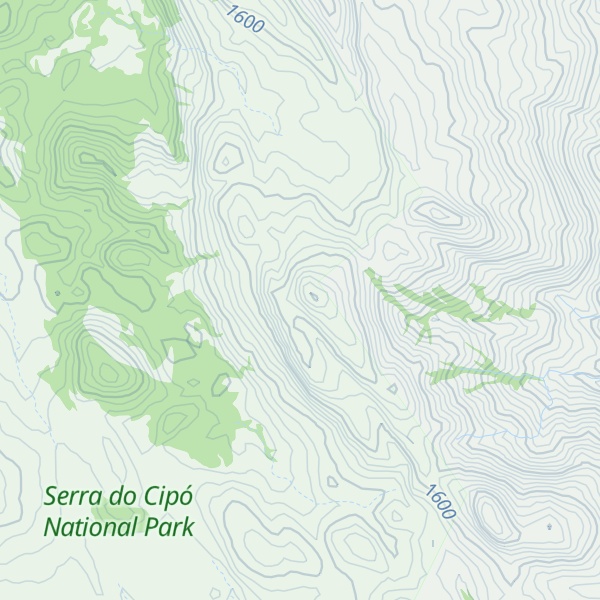 Map of Pico Bandeirinhas