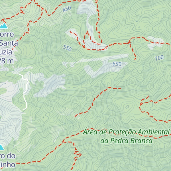 Map of Pedra dos Carvalhos