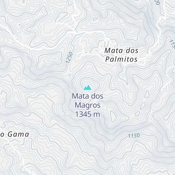 Map of Mata dos Magros