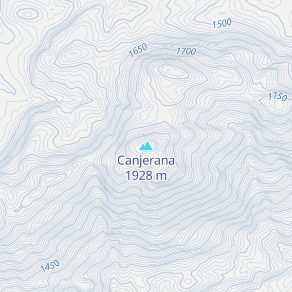 Map of Canjerana