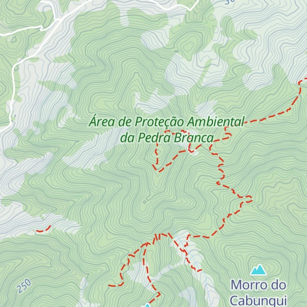Map of Morro dos Caboclos