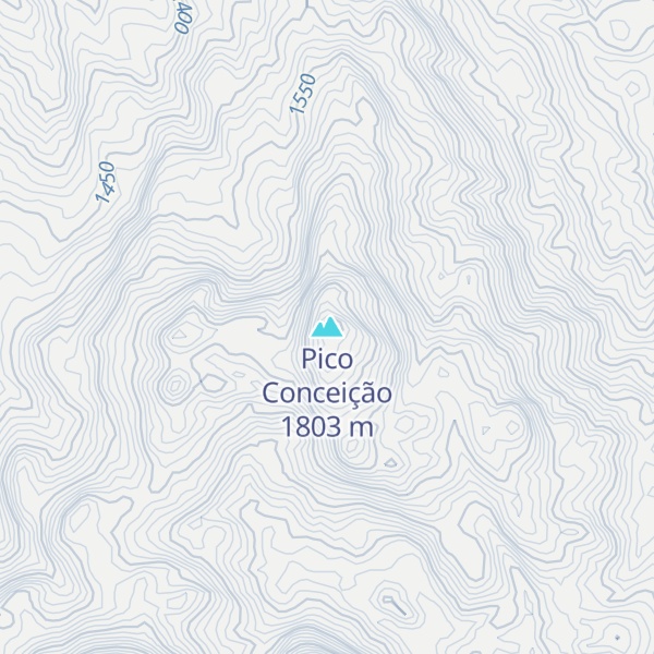 Map of Pico Conceição