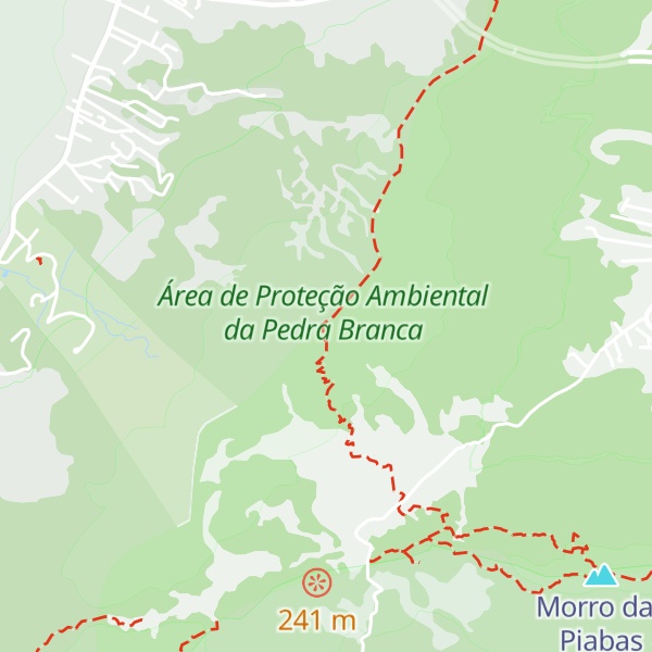 Map of Morro de Santo Antônio da Bica