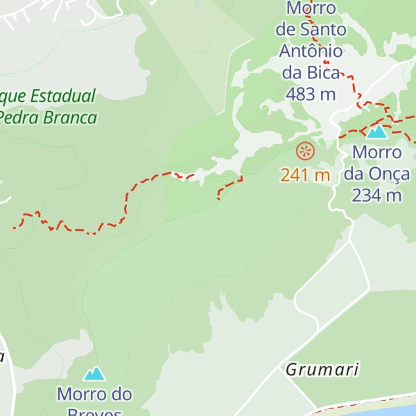 Map of Morro da Faxina