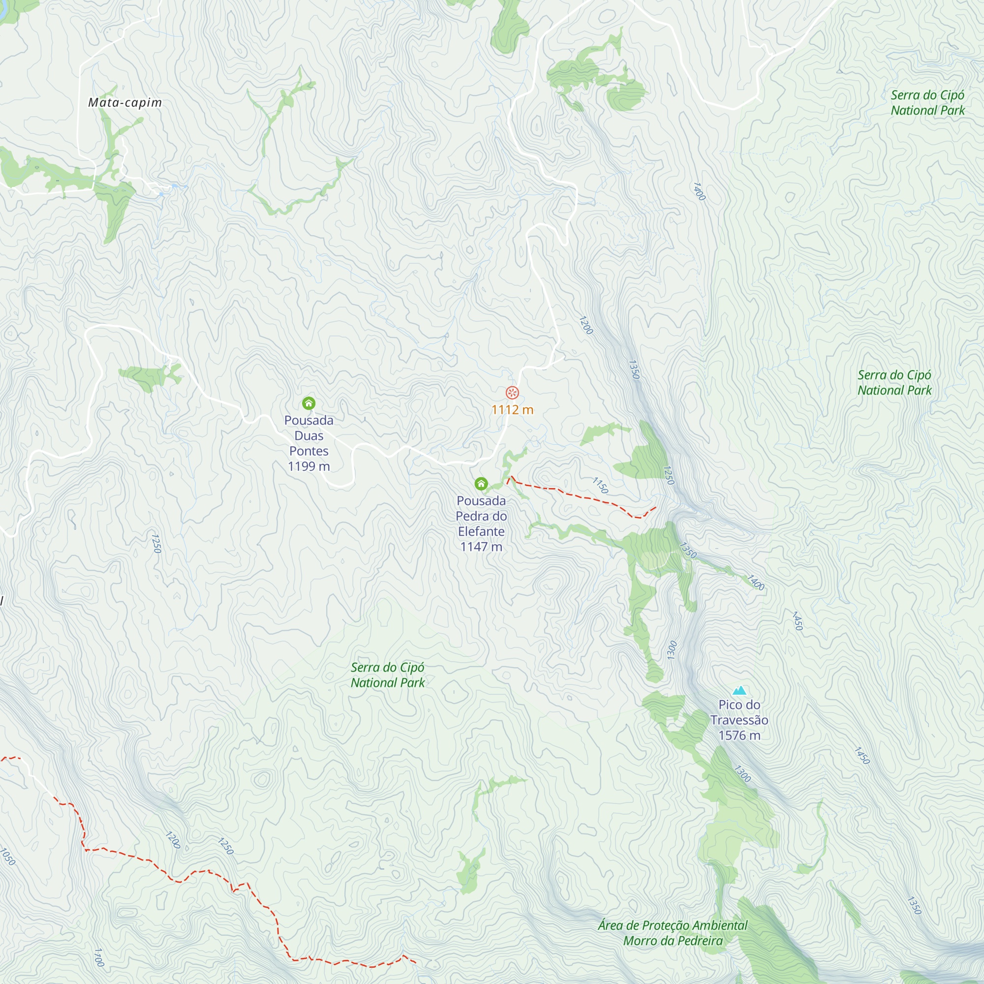 Pousada Barriga da Lua map